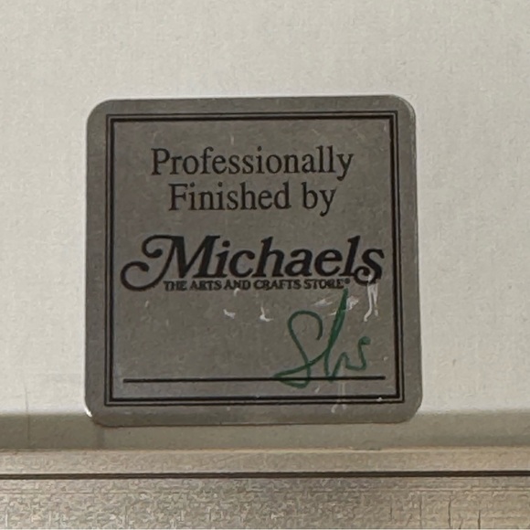 Petit Point Framed Wall Art, Native American Girl, Needlepoint - Picture 11 of 11